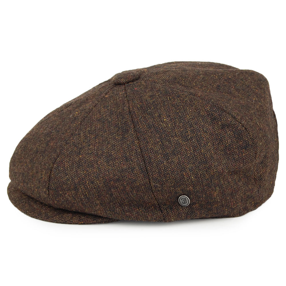 Brown Wool Blend Newsboy Cap - Image 3