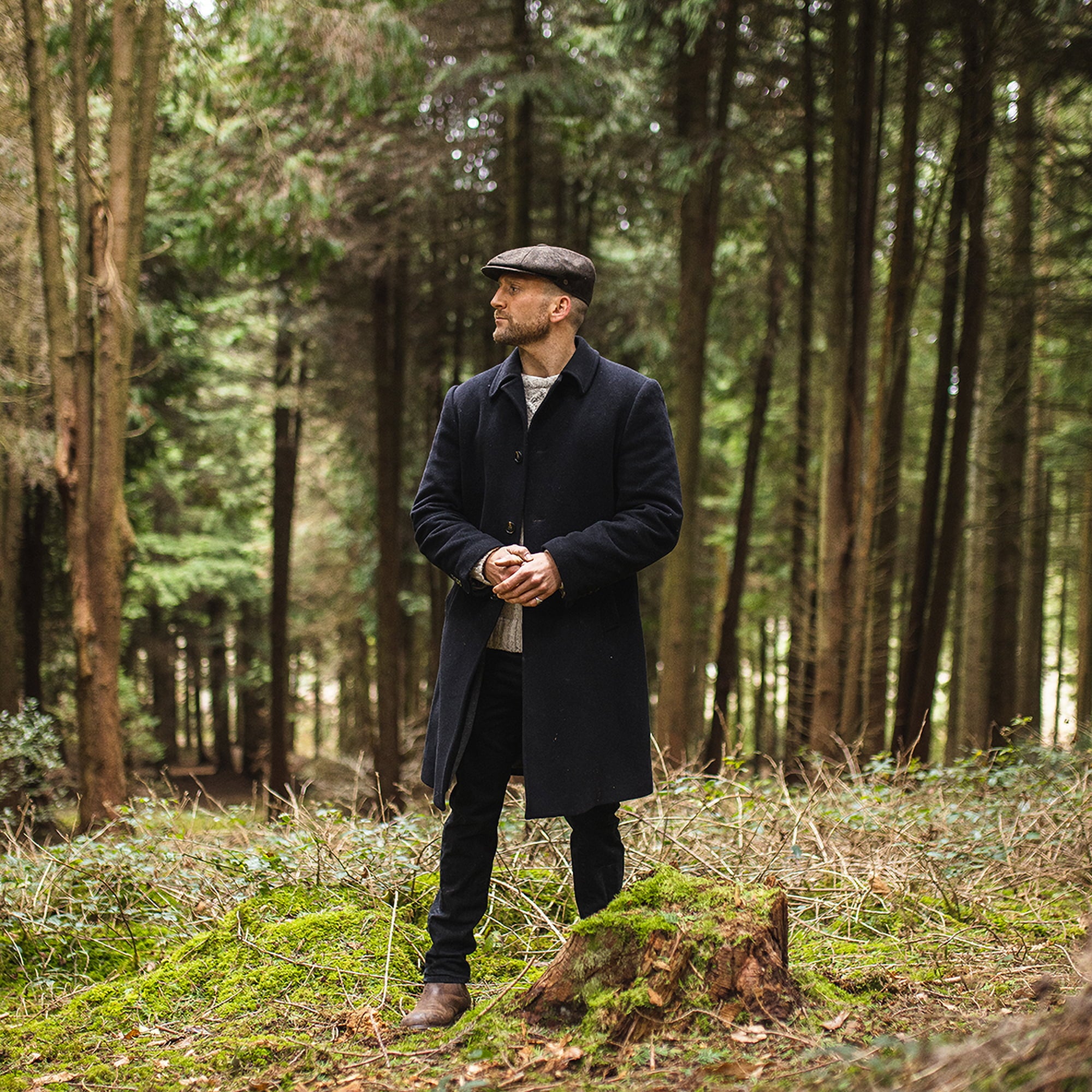 Brown Wool Blend Newsboy Cap - Image 5