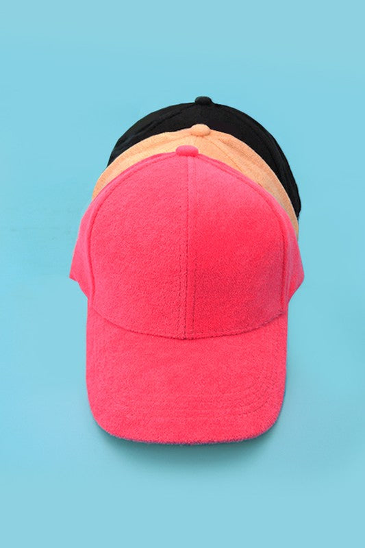 CLASSIC SOFT TERRY CLOTH BASEBALL CAP