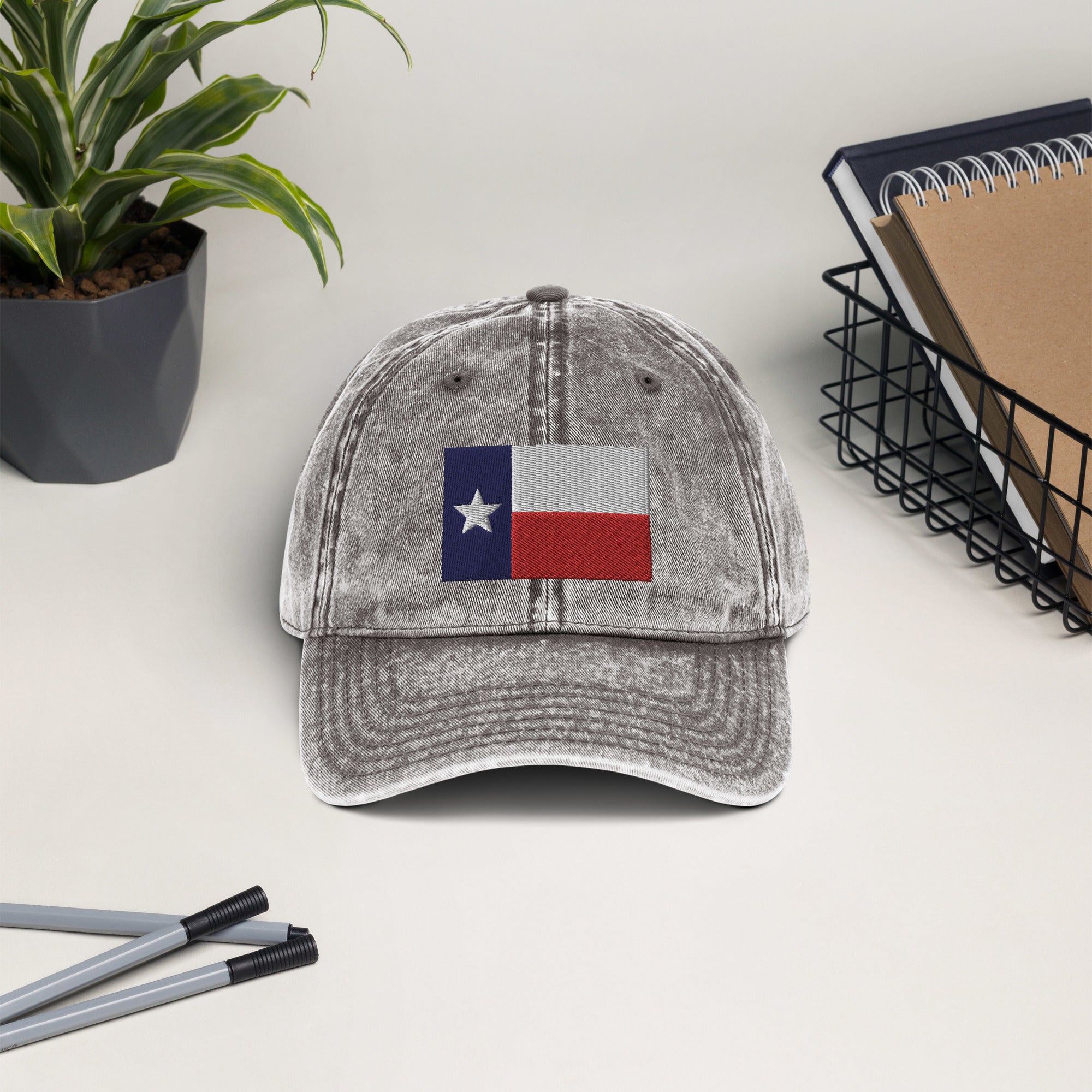 Texas Flag Vintage Cotton Twill Cap