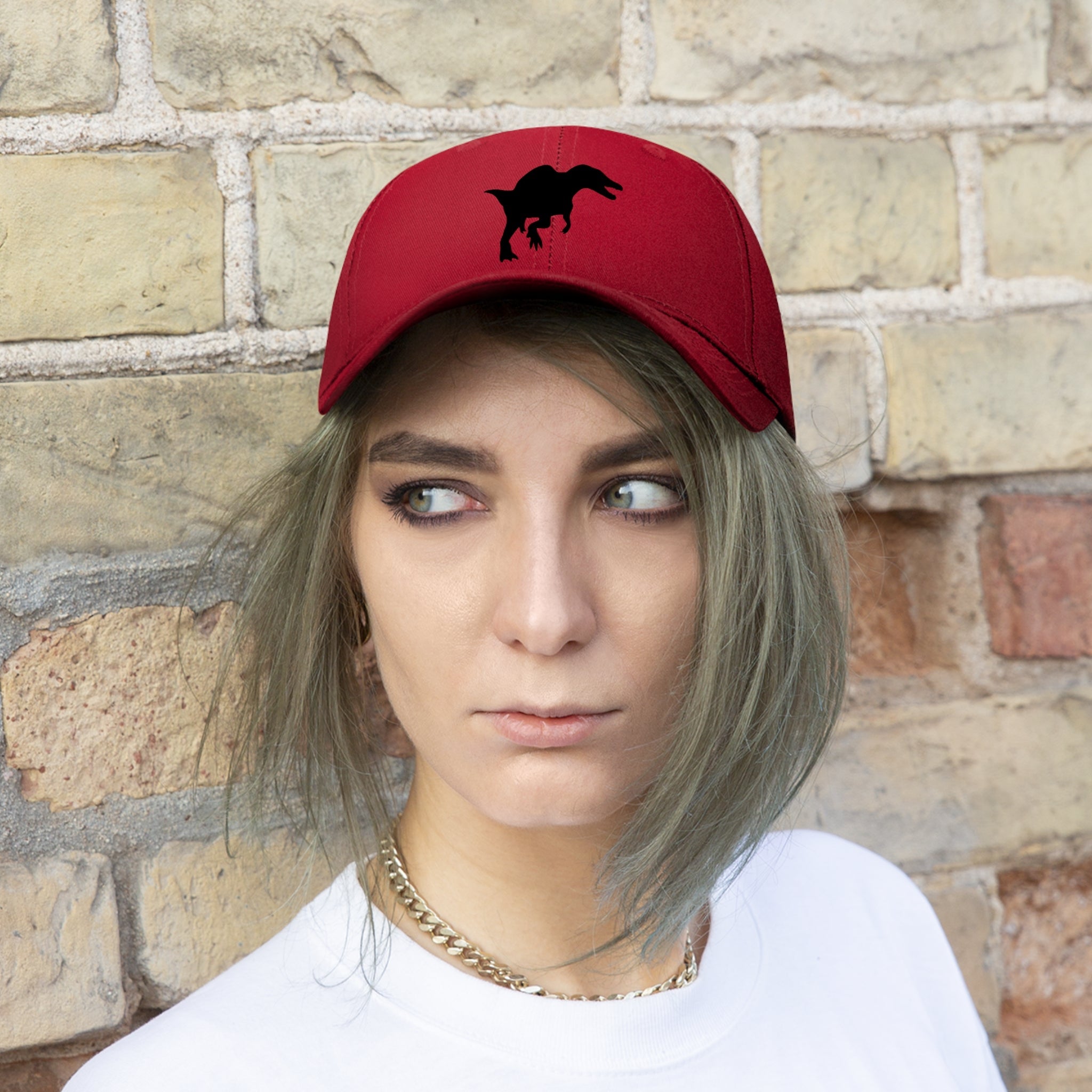 Tyrannosaurus Rex Twill Hat | Paleontologist Gift for Dinosaur Lovers